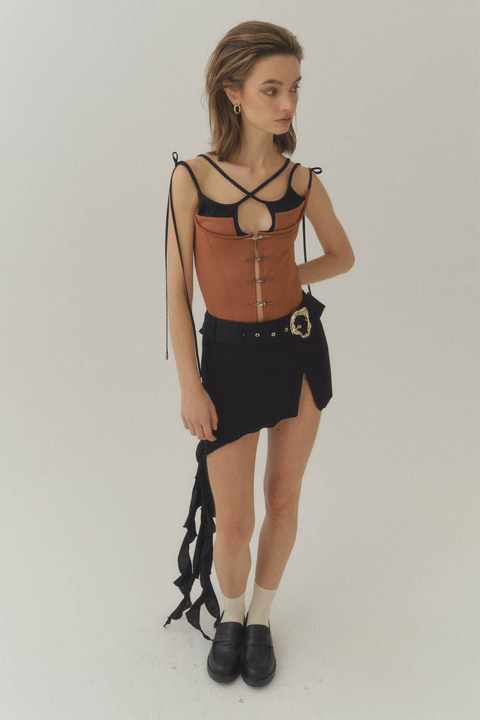 Bralette Corset Top – HAN WEN STUDIO