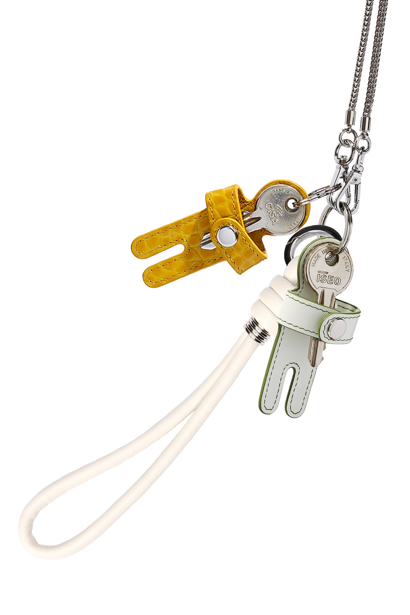 Keychain duo Necklace - HAN WEN STUDIO