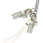 Keychain duo Necklace - HAN WEN STUDIO