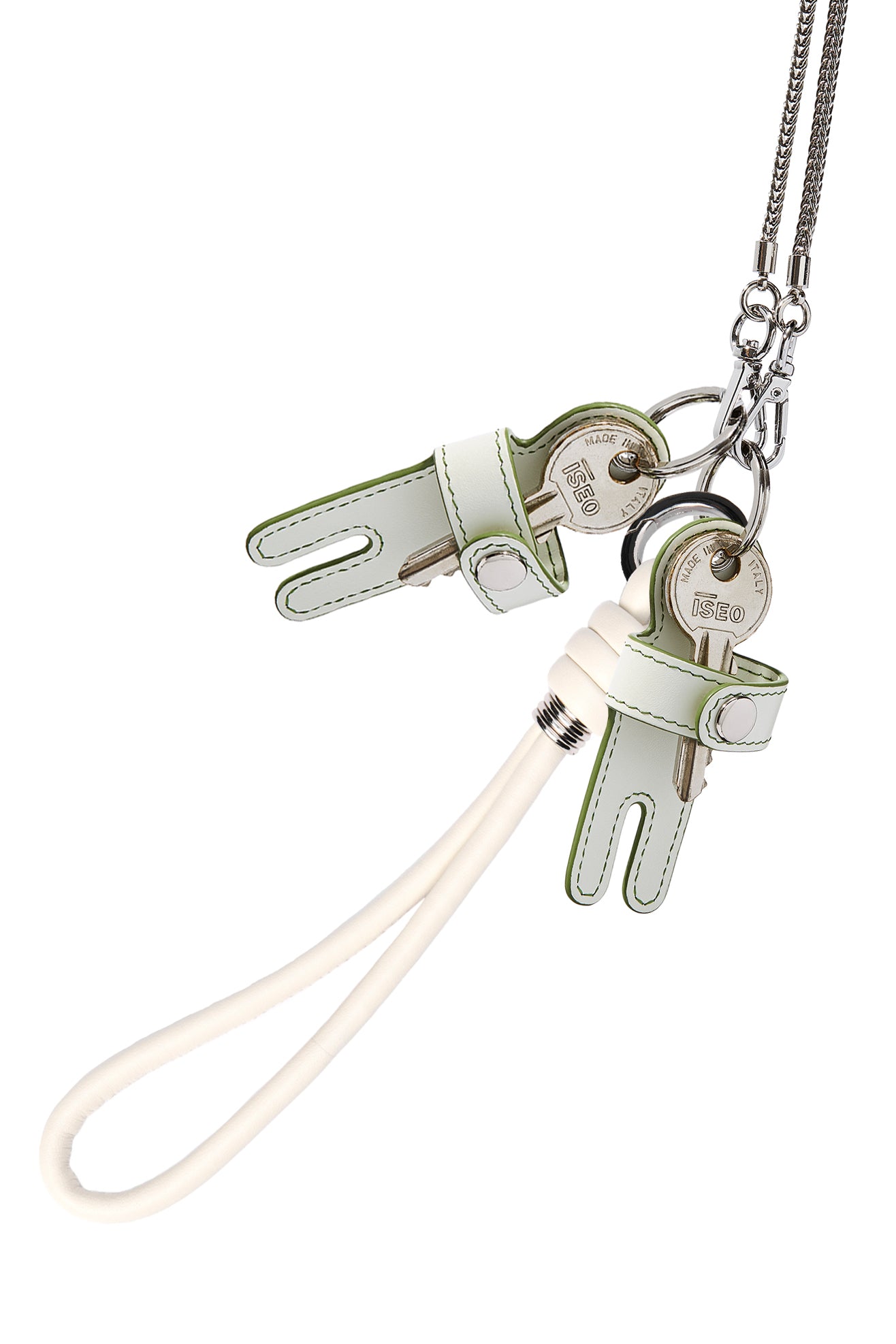 Keychain duo Necklace - HAN WEN STUDIO